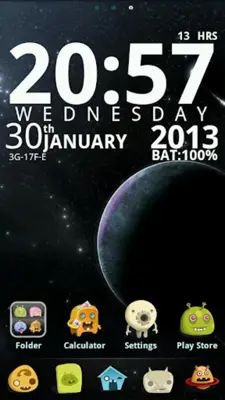 Alien GOLauncher EX Theme android App screenshot 3